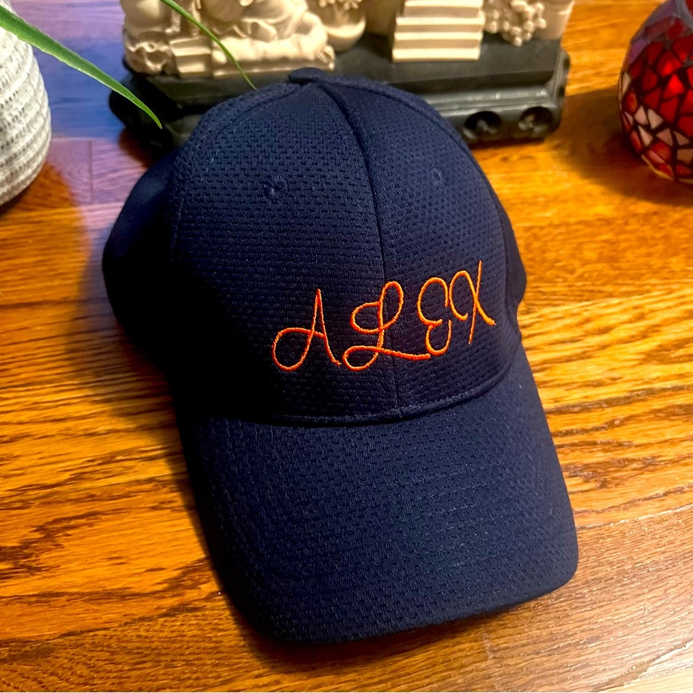Brand New Baseball Cap/hat Navy Blue Custom Embroidered Name “Alex” NWOT